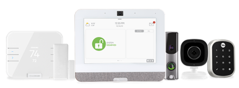 centrale allarme con touch panel